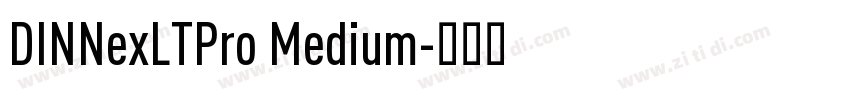 DINNexLTPro Medium字体转换